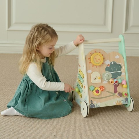 Classic World CLASSIC WORLD Drewniany Pchacz Multifunkcyjny 8w1 "Leśny Chodzik"