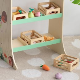 Classic World CLASSIC WORLD Zestaw Drewnianych Wypieków w Koszyku 6 el.