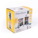 Classic World CLASSIC WORLD Posterunek Policji Drewniany Samochód Helikopter FIgurki 12el.