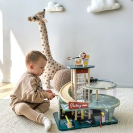 Classic World CLASSIC WORLD Wielopoziomowy Parking Auta Helikopter Dystybutor Myjnia + Akc.