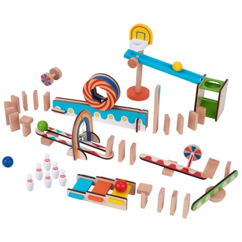TOOKY TOY Tor Kulkowy Kulodrom Domino TOOKY TOY Tor Kulkowy Kulodrom Domino