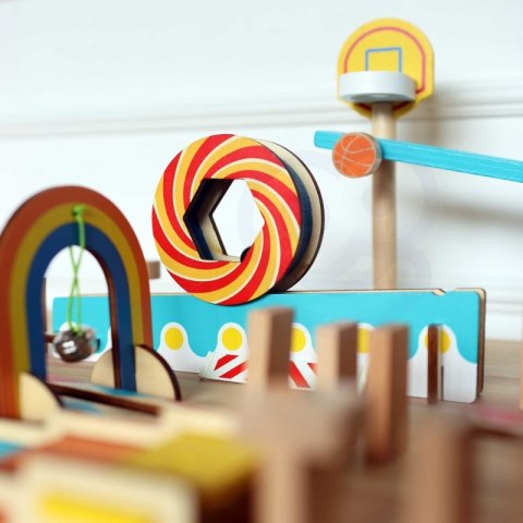 TOOKY TOY Tor Kulkowy Kulodrom Domino TOOKY TOY Tor Kulkowy Kulodrom Domino