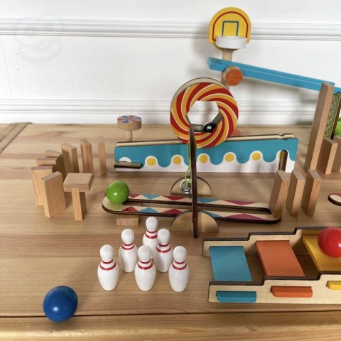 TOOKY TOY Tor Kulkowy Kulodrom Domino TOOKY TOY Tor Kulkowy Kulodrom Domino