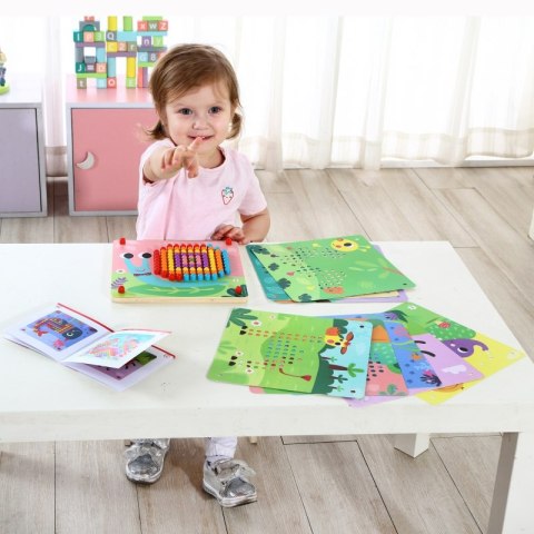 TOOKY TOY Układanka z Pinezkami Kołki Wpinaczka TOOKY TOY Układanka z Pinezkami Kołki Wpinaczka