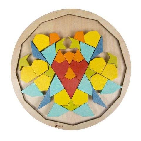 CLASSIC WORLD MONTESSORI Puzzle Mosaic Tangram Patterns Shapes and Colors CLASSIC WORLD MONTESSORI Puzzle Mosaic Tangram Patterns Shapes and Colors