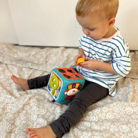 WOOPIE BABY Interaktywna Kostka Sensoryczna Edukacyjna Montessori Sorter 6w1 WOOPIE BABY Interaktywna Kostka Sensoryczna Edukacyjna Montessori Sorter 6w1