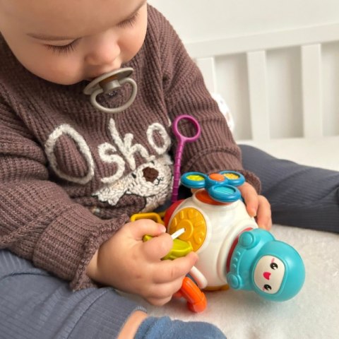 WOOPIE BABY Kostka Sześciościan Montessori Sensoryczna 8w1 WOOPIE BABY Kostka Sześciościan Montessori Sensoryczna 8w1