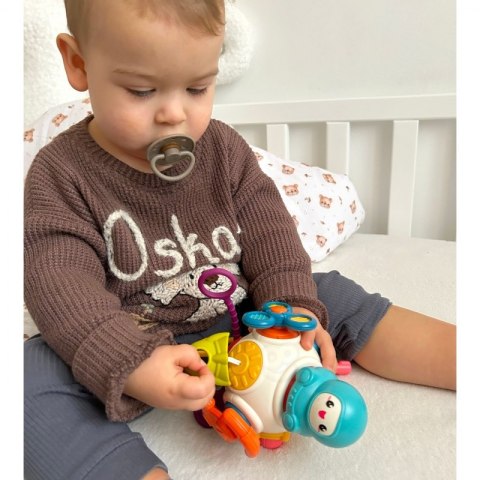 WOOPIE BABY Kostka Sześciościan Montessori Sensoryczna 8w1 WOOPIE BABY Kostka Sześciościan Montessori Sensoryczna 8w1