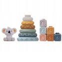 WOOPIE BABY Miękkie Gumowe Klocki Sensoryczne Zestaw 3w1 Miś