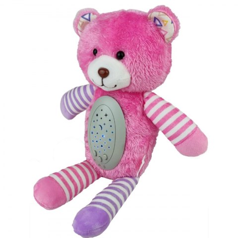WOOPIE BABY Przytulanka Usypiacz Projektor 2w1 Różowy Miś - 10 Kołysanek WOOPIE BABY Przytulanka Usypiacz Projektor 2w1 Różowy Miś - 10 Kołysanek