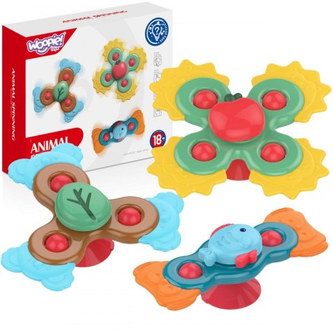 WOOPIE BABY Spiner Zabawka Sensoryczna Edukacyjna 3w1 Kolorowe WOOPIE BABY Spiner Zabawka Sensoryczna Edukacyjna 3w1 Kolorowe