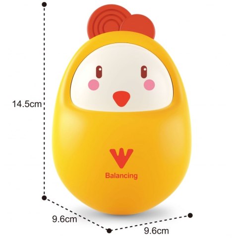 WOOPIE BABY Wańka Wstańka Kurczak z Melodyjkami WOOPIE BABY Wańka Wstańka Kurczak z Melodyjkami
