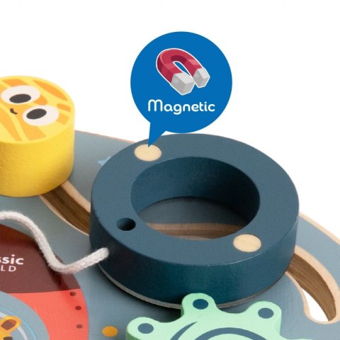CLASSSIC WORLD Tablica Manipulacyjna Wielofunkcyjna 6w1 Rakieta CLASSSIC WORLD Tablica Manipulacyjna Wielofunkcyjna 6w1 Rakieta