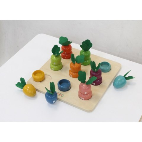 MASTERKIDZ Tablica Edukacyjna Warzywa Nauka Liczb i Kolorów Montessori MASTERKIDZ Tablica Edukacyjna Warzywa Nauka Liczb i Kolorów Montessori