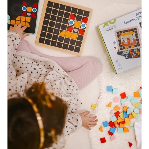 TOOKY TOY Mozaika Drewniana Układanka Montessori TOOKY TOY Mozaika Drewniana Układanka Montessori