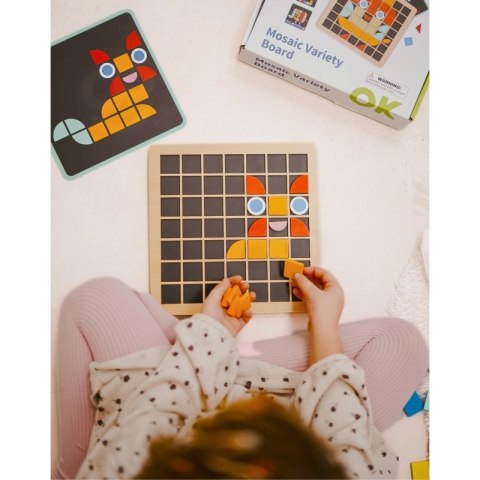 TOOKY TOY Mozaika Drewniana Układanka Montessori TOOKY TOY Mozaika Drewniana Układanka Montessori
