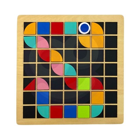 TOOKY TOY Mozaika Drewniana Układanka Montessori TOOKY TOY Mozaika Drewniana Układanka Montessori