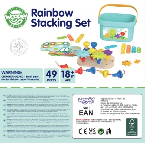WOOPIE GREEN Konstrukcyjny BOX Motoryczny Montessori 12w1 FSC WOOPIE GREEN Konstrukcyjny BOX Motoryczny Montessori 12w1 FSC